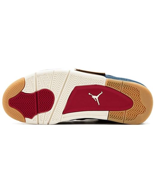 Nike Blue 4 Retro X Levi's 'Denim' for men