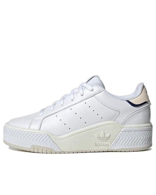 Adidas White (Wmns) Originals Court Tourino Bold