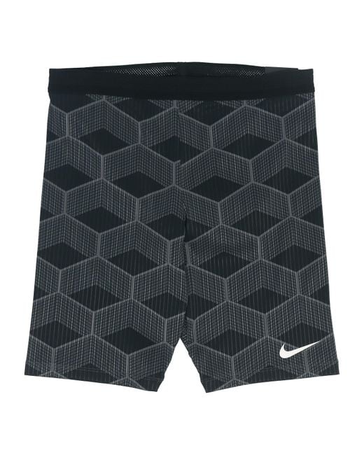 Nike Blue Team Kenya Aeroswift Logo Tight Contrasting Colors Shorts for men