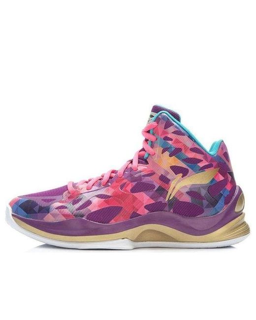 Li-ning Purple Sonic 3 Bb Lite High for men