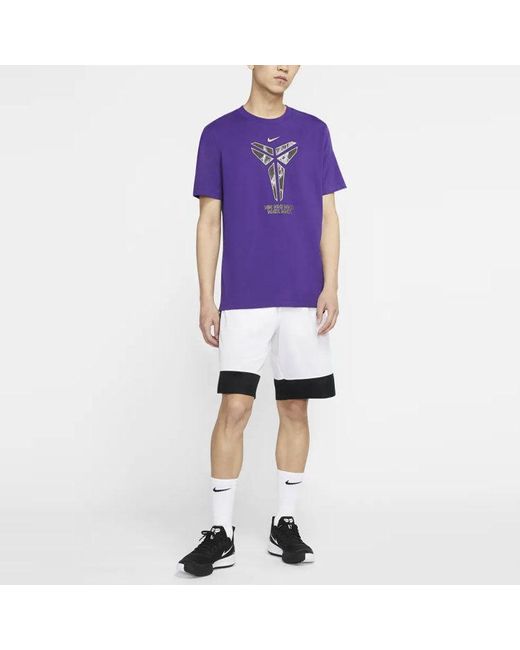 Nike Purple Dri-Fit Kobe Logo Basketball for men