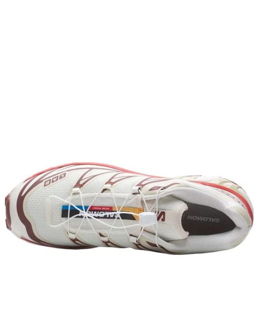 Salomon White Xt-6 'Vanilla Ice Fired Brick' for men