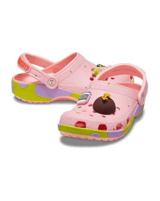 CROCSTM Pink X Spongebob Squarepants Classic Clog 'Patrick' for men