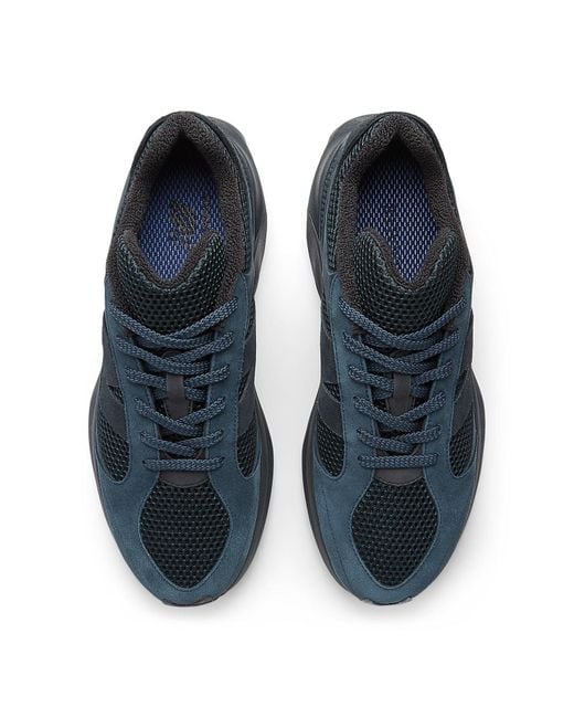 New Balance Blue X Auralee Wrpd Runner 'Dark' for men