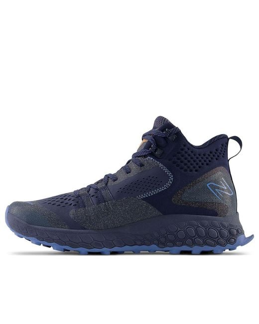 New Balance Blue Fresh Foam X Hierro Mid Hiking Shoes for men