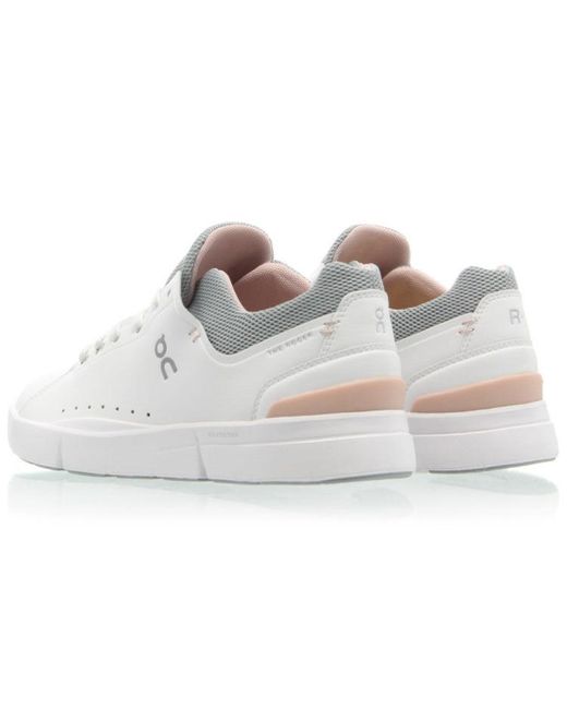 On Shoes White (Wmns) The Roger Advantage Rose'