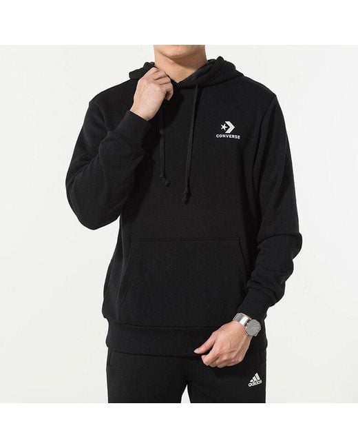 Converse Black Star Chevron Embroidered Pullover Sweatshirt for men