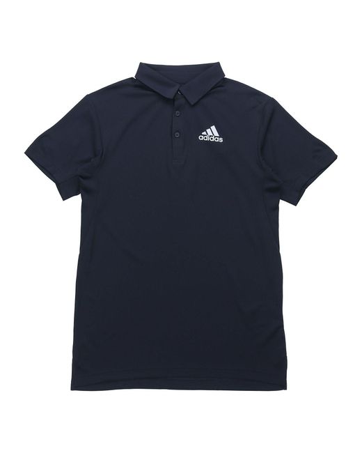 Adidas Blue Htrdy M Pl2 Sl Tennis Sports Polo Shirt for men