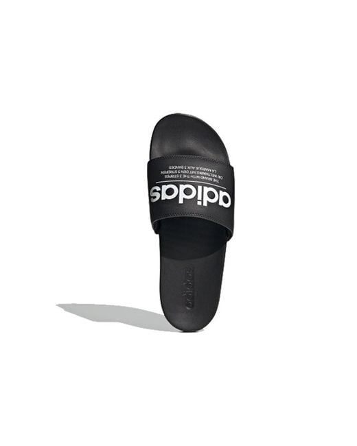 Adidas Black Adilette Comfort for men
