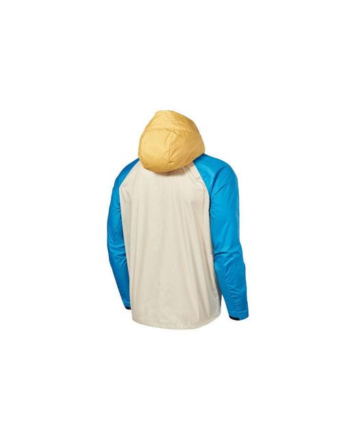 Nike Blue Windrunner Contrast Windproof Casual Hooded Jacket For for men