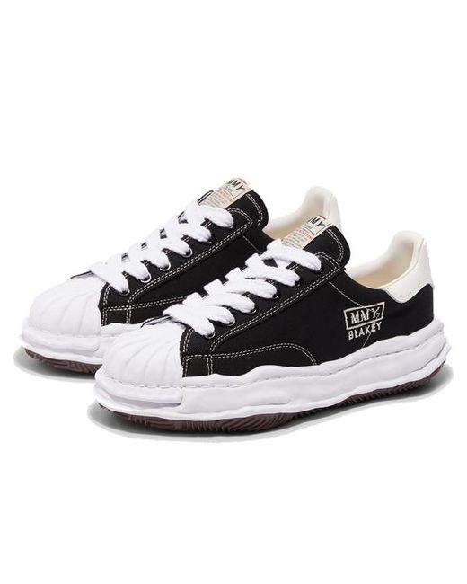 Maison Mihara Yasuhiro Black Blakey Og Sole Canvas Low-Top Sneaker for men