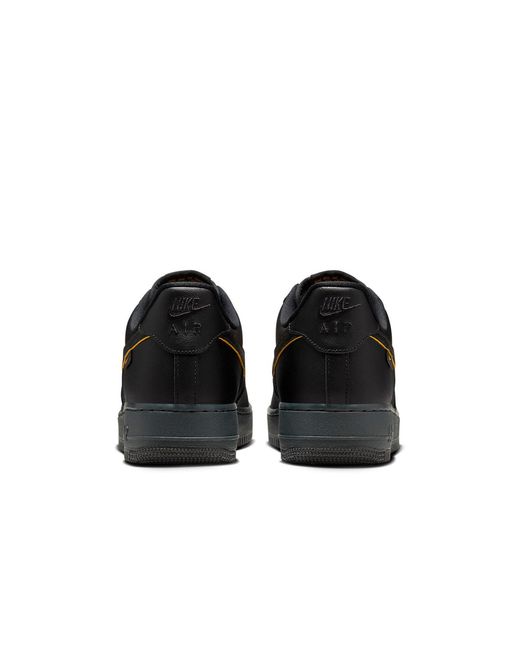 Nike Black Air Force 1 '07 University' for men