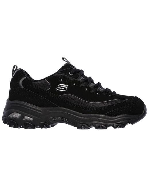 Skechers Black (Wmns) D Lites Sports Shoes