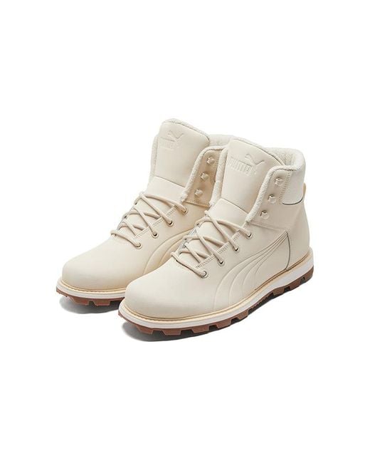 PUMA White Desierto Fun Sneakers Ivory for men