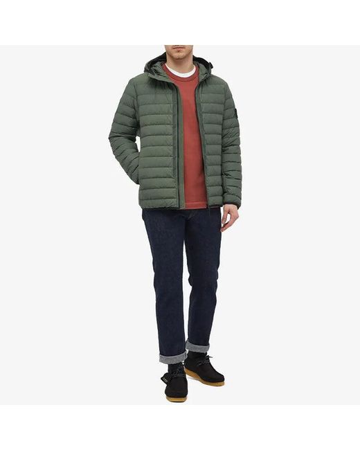 Stone Island Green Lightweight Primaloft Puffa Jacket for men
