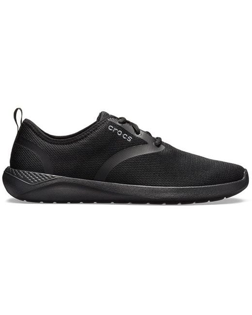 CROCSTM Black Literide Shoes Fabric for men