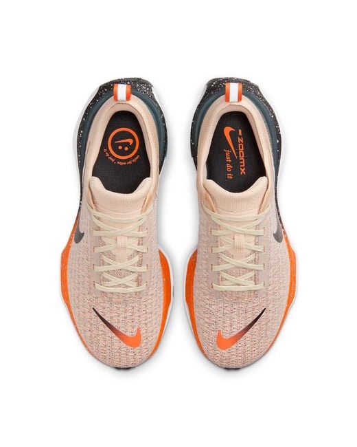 Nike Gray Zoomx Invincible Run Flyknit 3 'Oatmeal Safety' for men