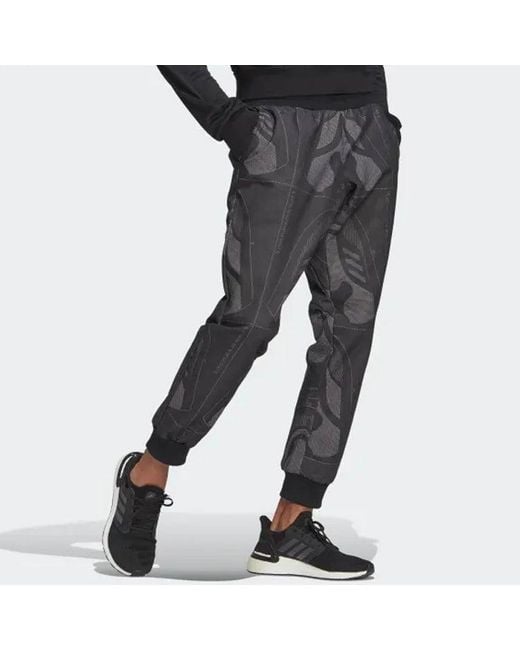 Adidas Gray M Jqrd Ftw Pant Sports Stylish Loose Bundle Feet Sports Long Pants for men
