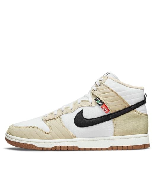 Nike White Dunk High Next Nature 'Toasty for men