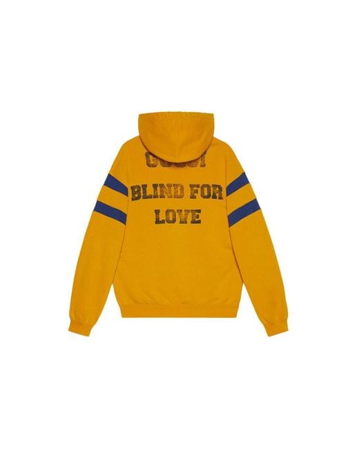 Gucci Yellow Fw21 Alphabet Printing Pattern Long Sleeves Autumn for men