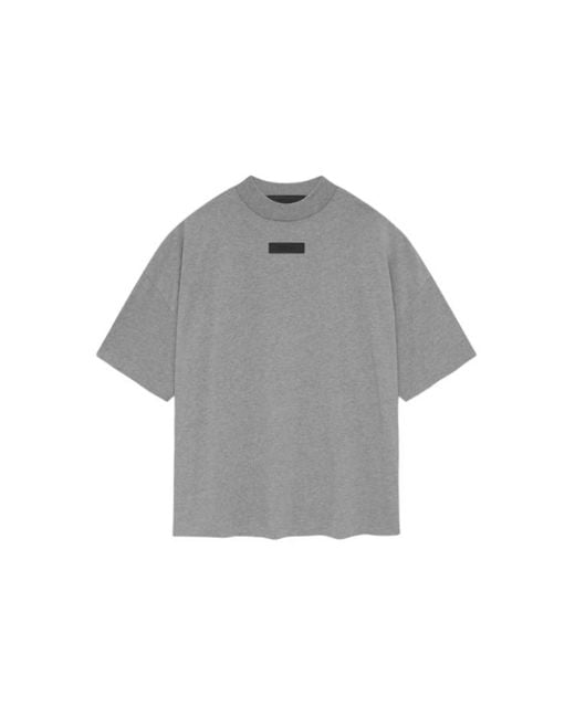 Fear Of God Gray Ss24 Crewneck T-Shirt 'Dark Heather Oatmeal' for men