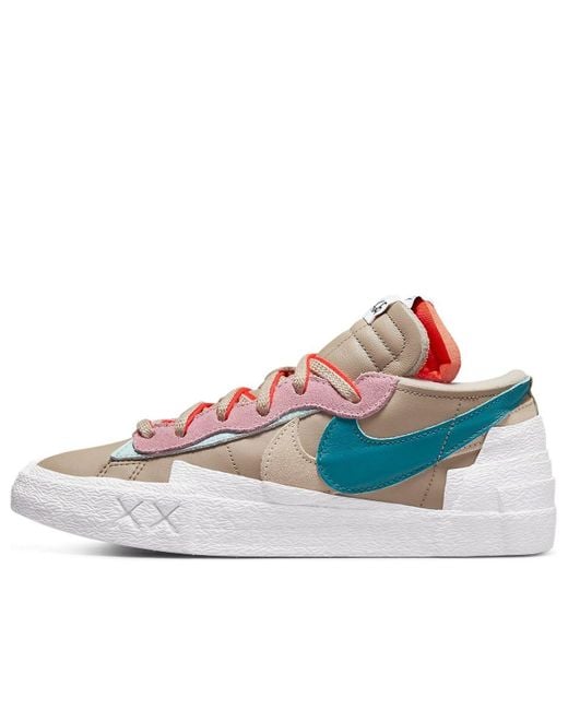 Nike Blue X Sacai X Kaws Blazer Low 'Reed' for men