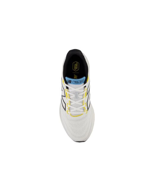 New Balance White Fresh Foam 680V8 Ginger Lemon' for men