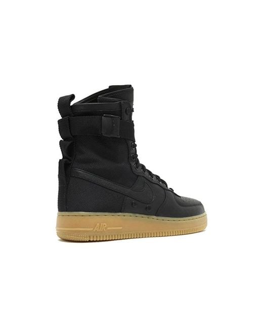 Nike Black Sf Air Force 1 'Gum' for men