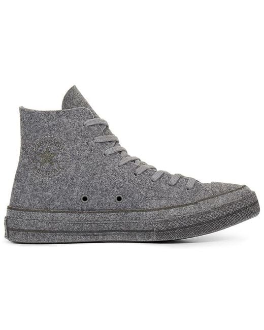 Converse Gray J.W. Anderson X Chuck 70 Hi Top 'Felt' for men