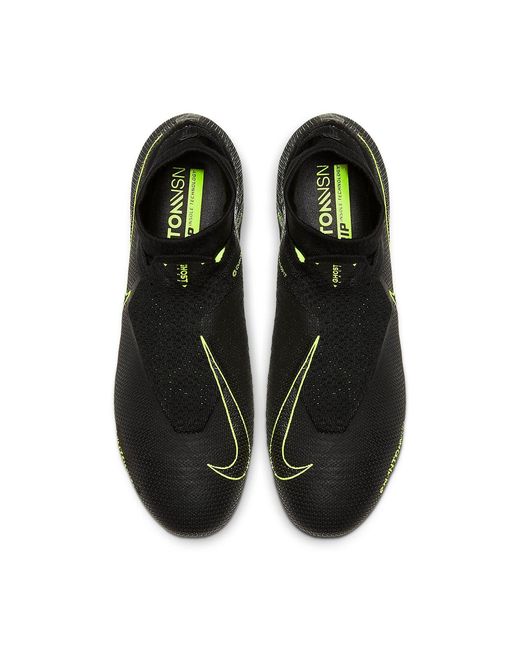 Nike Black Phantom Vision Elite Df Fg Volt' for men