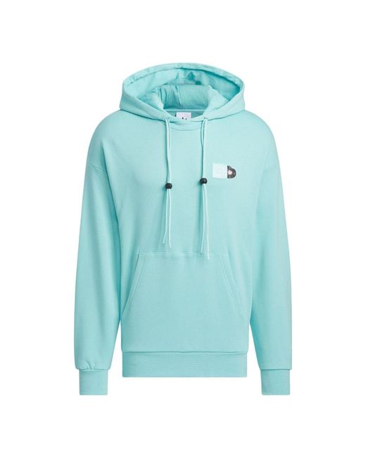 Adidas Blue Originals V-Day Hoodie Asia Sizing for men