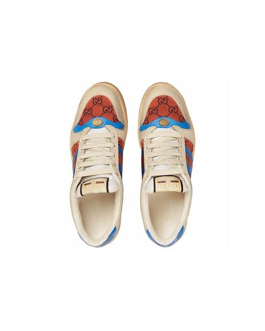 Gucci Blue (Wmns) Screener Gg Canvas Vintage