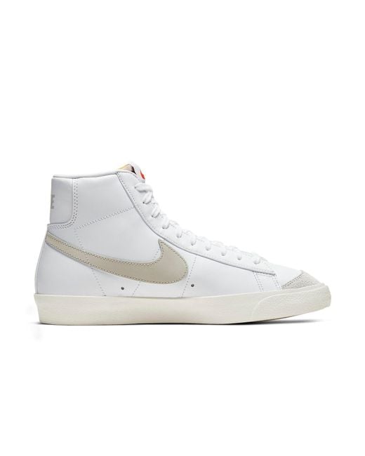 Nike White Blazer Mid 77 'Light Bone' for men