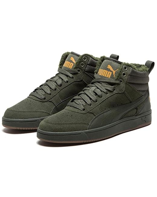 PUMA Green Rebound Street High Board Shoes for men