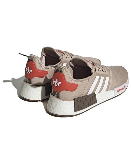 Adidas White Nmd_R1 Shoes Wonder Taupe' for men