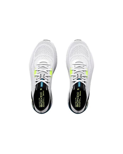 Under Armour White Hovr Sonic 5 High-Vis' for men
