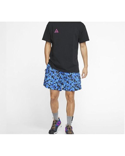 Nike Black Acg Small Logo Casual Short Sleeve for men
