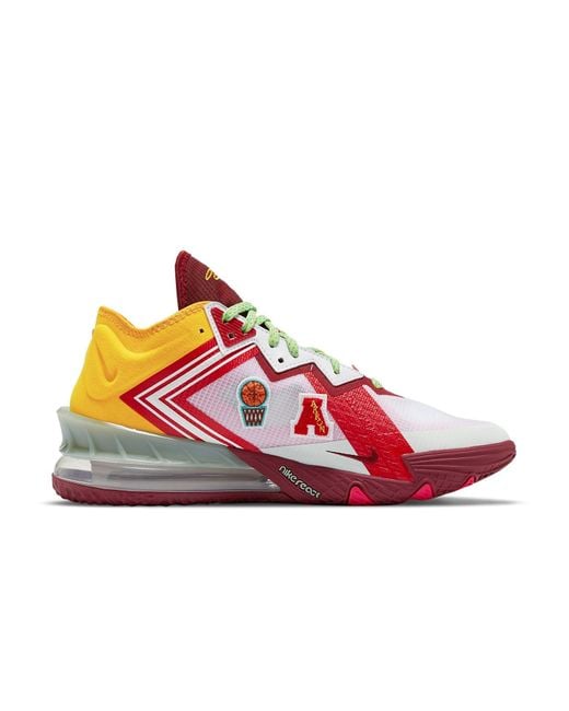 Nike Red Mimi Plange X Lebron 18 Low 'Higher Learning' for men