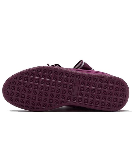 PUMA Purple (Wmns) Suede Heart Satin 2 'Dark'