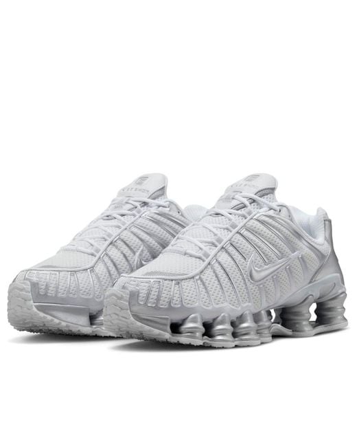 Nike White (Wmns) Shox Tl Chrome'