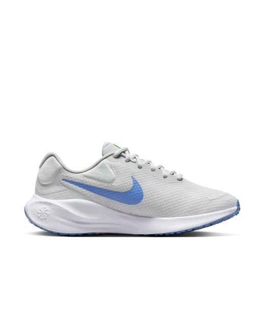 Nike Blue (Wmns) Revolution 7 Road Running Shoes 'Photon Dust Polar'