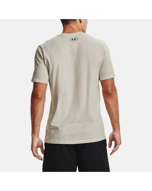 Under Armour White Letter Printing Johnson Training Sports for men