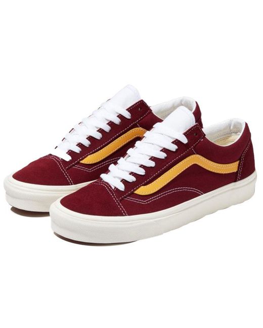 Vans Red Style 36 Sneakers Wine for men