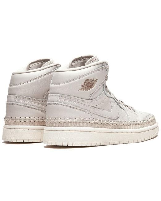 Nike White (Wmns) 1 Retro High Premium 'Desert Sand'