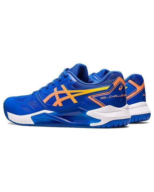 Asics , Gel-challenger 13 Tennis Shoe, Steel Blue/white, 9 Uk for men