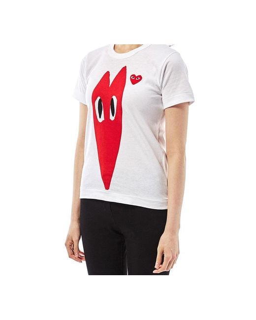 COMME DES GARÇONS PLAY Red (Wmns) Long Heart Tee
