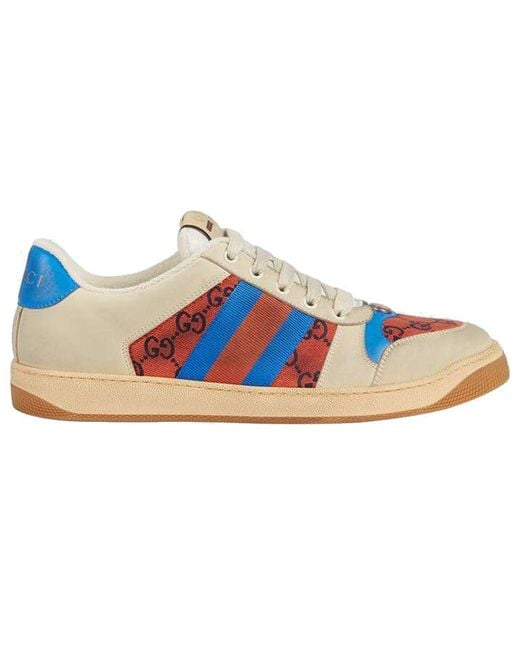 Gucci Blue (Wmns) Screener Gg Canvas Vintage
