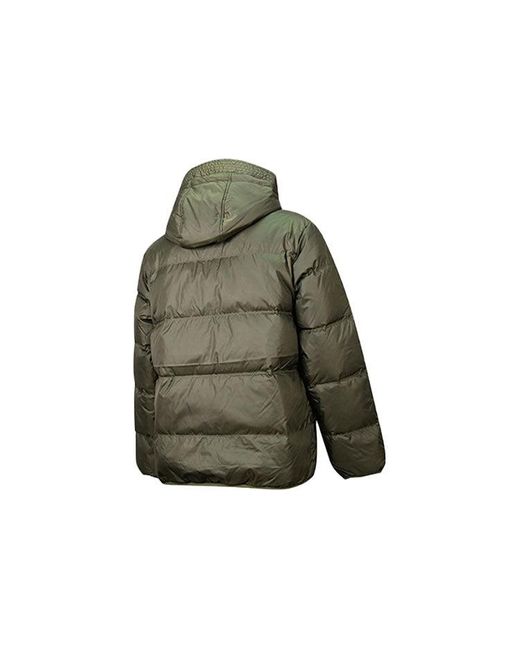 Converse Green Downfilled Hooded Jacket for men