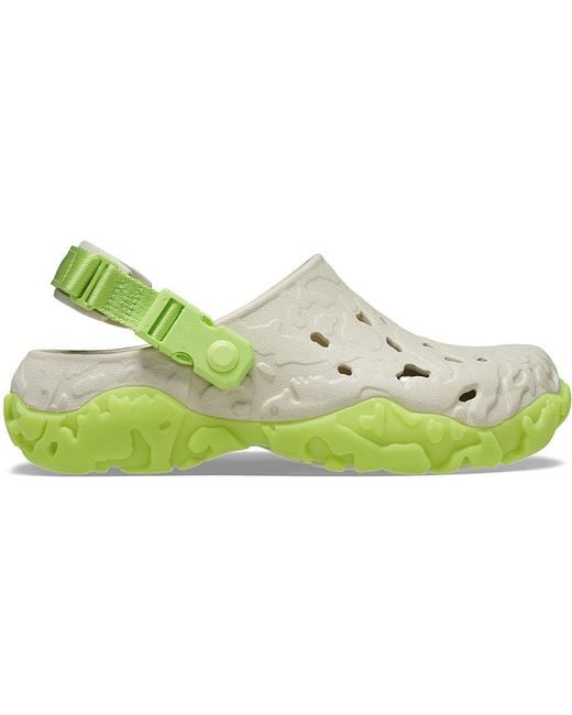 CROCSTM Green All-Terrain Atlas Clog 'Bone Limeade' for men
