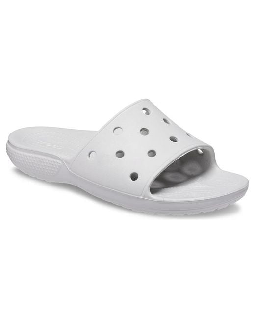 CROCSTM White Classic Slide for men